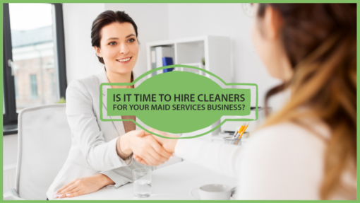 time to hire cleaners for your cleaning business